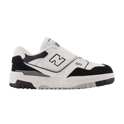 Pre-owned New Balance 550 Bungee Lace Top Strap Little Kid 'white Black Rain Cloud' | Kid's Size 3