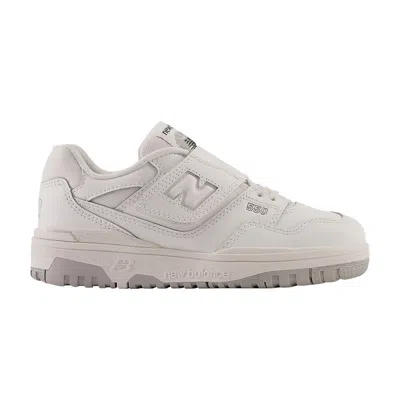 Pre-owned New Balance 550 Bungee Lace Top Strap Little Kid 'white Grey' | Kid's Size 2