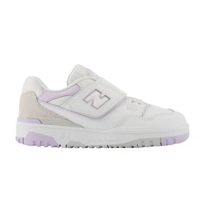 Pre-owned New Balance 550 Bungee Lace Top Strap Little Kid 'white Thistle' | Kid's Size 11