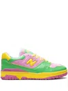 New Balance 550 Contrast Sneakers In Green