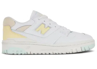 Pre-owned New Balance 550 Courir Pastel (women's) Sneakers In White/pink/yellow
