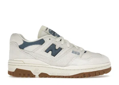 Pre-owned New Balance 550 Denim Pack (women's) Sneakers In Reflection/heron Blue/navy