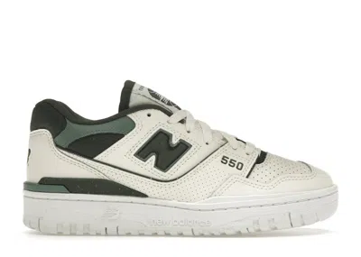 Pre-owned New Balance 550 Green (women's) Sneakers In Angora/kombu/dark Juniper