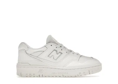 Pre-owned New Balance 550 Grey Sneakers In White/off