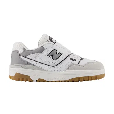 Pre-owned New Balance 550 Hook & Loop Little Kid 'white Slate Grey' | Kid's Size 11