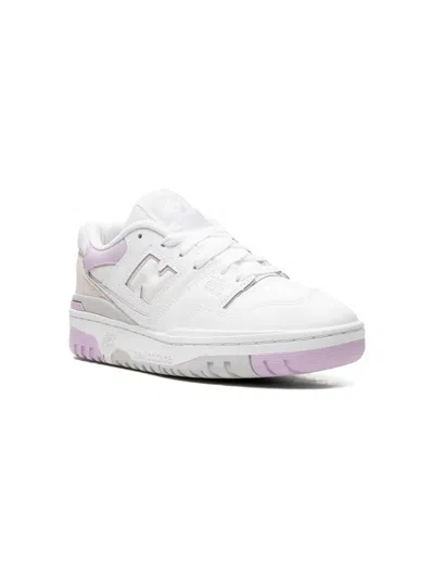 New Balance Kids' 550 Lace-up Sneakers In White