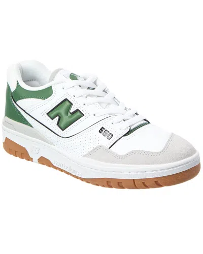 New Balance 550 Leather Sneaker In White