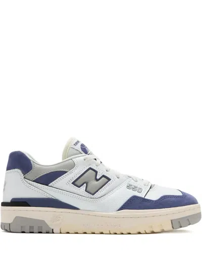 New Balance 550 Leather Sneakers In Gray