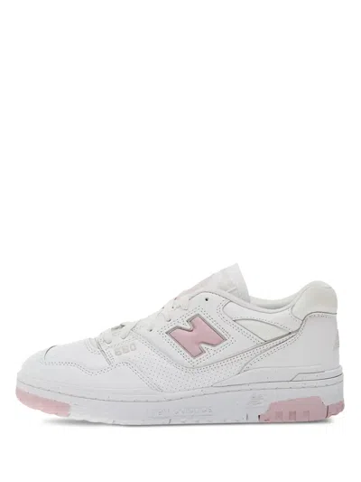 New Balance 550 Leather Sneakers In White