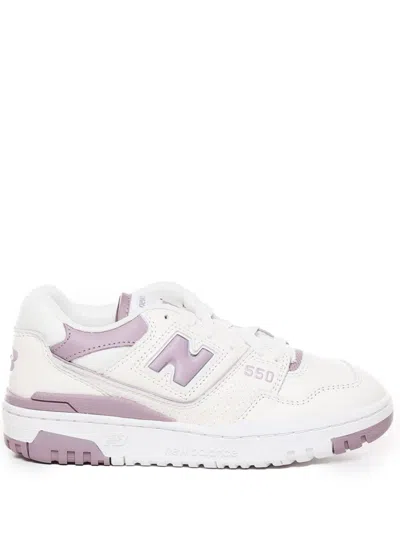 NEW BALANCE 550 LEATHER SNEAKERS