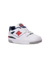 New Balance 550 Touch-strap Sneakers In White