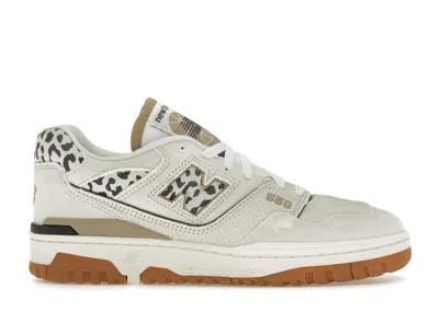 Pre-owned New Balance 550 Leopard (women's) Sneakers In Sea Salt In Gray