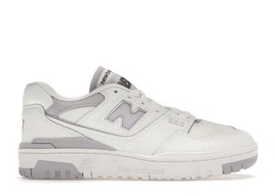 Pre-owned New Balance 550 Lilac (women's) Sneakers In White/grey Violet