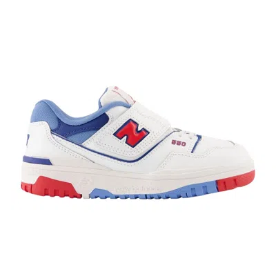 Pre-owned New Balance 550 Little Kid White 'true Red' | Kid's Size 2