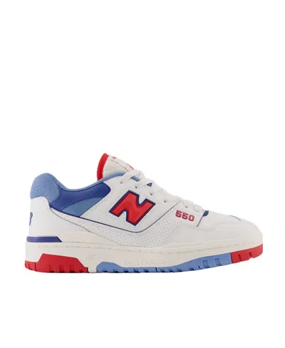 New Balance 550 Low-top Leather Sneakers In White