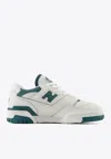 New Balance 550 Low-top Sneakers In Reflection With New Spruce In White