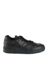 New Balance 550 Man Sneakers Black Size 9 Leather In Black