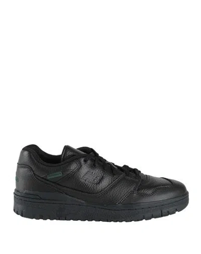 New Balance 550 Man Sneakers Black Size 9 Leather