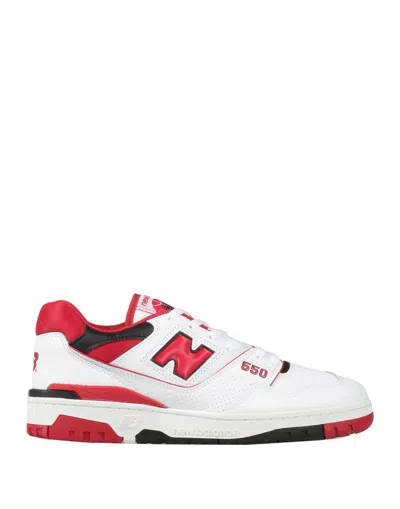 NEW BALANCE NEW BALANCE 550 MAN SNEAKERS WHITE SIZE 9.5 SOFT LEATHER