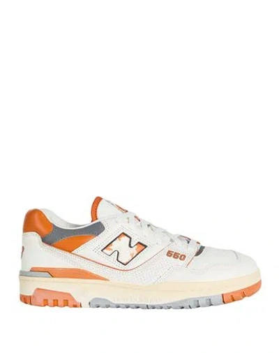 NEW BALANCE NEW BALANCE 550 MAN SNEAKERS WHITE SIZE 9 LEATHER