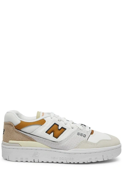 New Balance 550 Panelled Leather Trainers In White