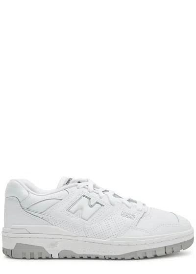New Balance 550 Panelled Leather Sneakers In White