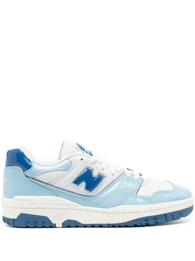 New Balance Leather Sneakers 550 With Contrast Accents In Blue