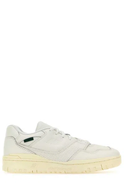 New Balance 550 Round Toe Trainers In White