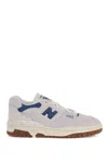 New Balance Suede Sneakers With Denim Details
