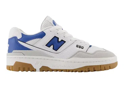 Pre-owned New Balance 550 Sneakers In Brighton Grey/blue Agate In Multi