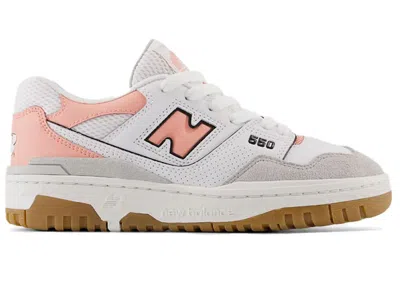 Pre-owned New Balance 550 Sneakers In Brighton Grey/omega Pink