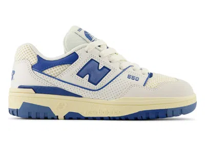 Pre-owned New Balance 550 Sneakers In Heron Blue/sea Salt