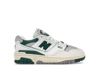 Pre-owned New Balance 550 Sneakers In Marsh Green/sea Salt
