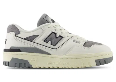 Pre-owned New Balance 550 Sneakers In Sea Salt/slate Grey In Gray