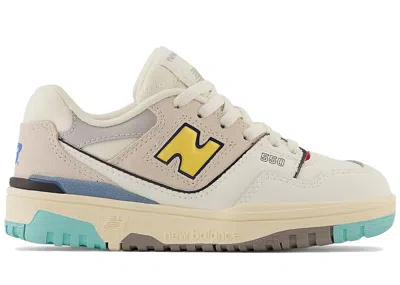 Pre-owned New Balance 550 Sneakers In Sea Salt/yellow/cream In Multi