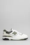 NEW BALANCE 550 SNEAKERS IN WHITE LEATHER