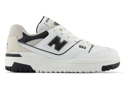 Pre-owned New Balance 550 Sneakers In White/black