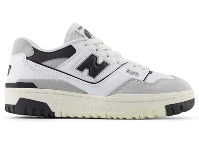 Pre-owned New Balance 550 Sneakers In White/black Cement