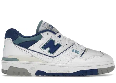 Pre-owned New Balance 550 Sneakers In White/blue Groove