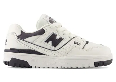 Pre-owned New Balance 550 Sneakers In White/gray