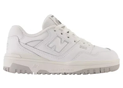 Pre-owned New Balance 550 Sneakers In White/grey In Gray