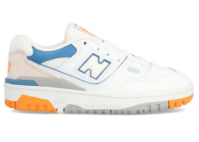 Pre-owned New Balance 550 Sneakers In White/mercury Blue/daydream