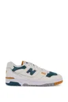 New Balance Two-tone Low-top Sneakers With Suede Details In Multicolor