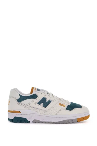 New Balance Two-tone Low-top Sneakers With Suede Details In Multi