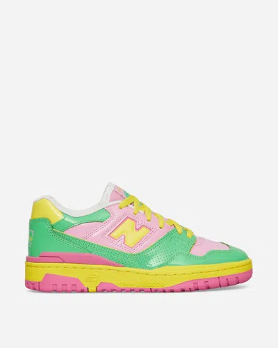 NEW BALANCE 550 SNEAKERS PINK / GREEN / LIME