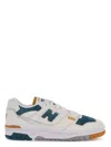 New Balance Two-tone Low-top Sneakers With Suede Details In Multicolor