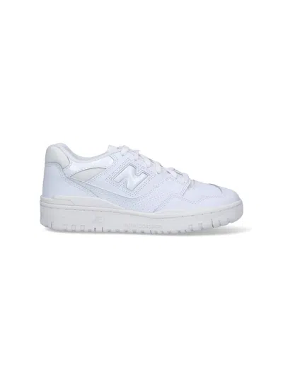 New Balance Sneakers 550 In Calfskin In White