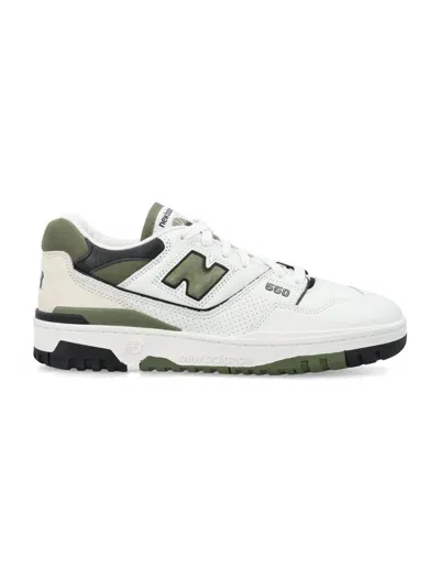 New Balance 550 Sneakers In White Olive