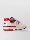 New Balance 550 Sneakers With Contrast Sole And Perforated Detailing In White