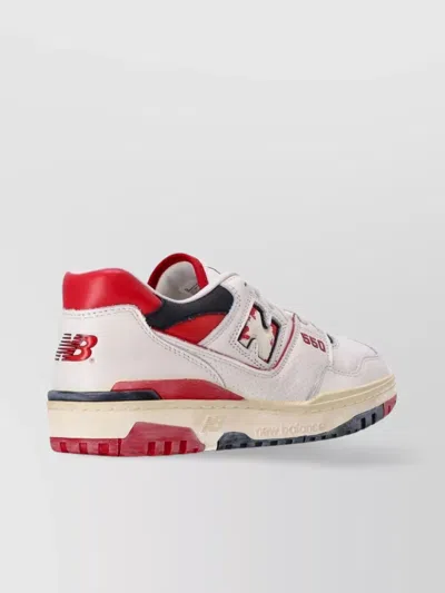 New Balance 550 Sneakers With Contrast Sole And Perforated Detailing